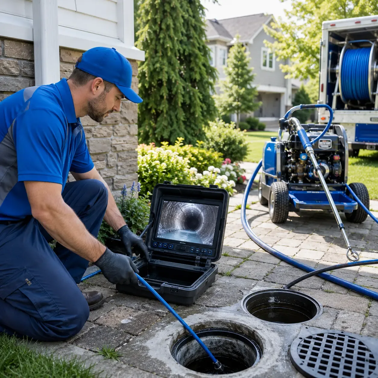 Outdoor drain cleaning professionals serving Oyster Bay, NY
